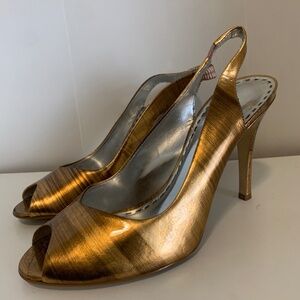 Gianni Bini Peeptoe Slingback Pumps